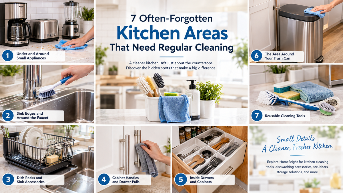 7 Often-Forgotten Kitchen Areas That Need Regular Cleaning