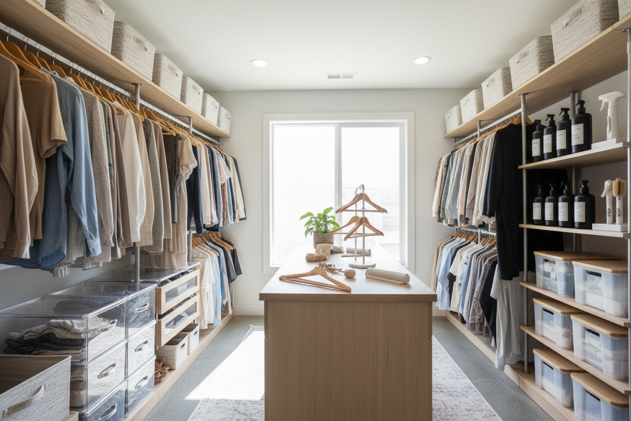 Cleaning Clothing & Closet Storage