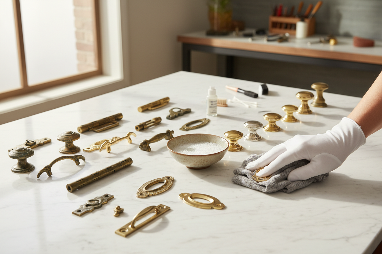 Cleaning Furniture Hardware