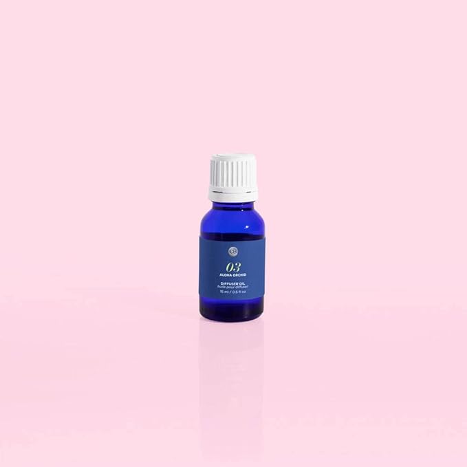Capri Blue Diffuser Oil Refill - Premium Fragrance Oil - Use with Electric or Ultrasonic Diffusers for Home - Long Lasting Floral Scent (Aloha Orchid, 0.5 fl oz)