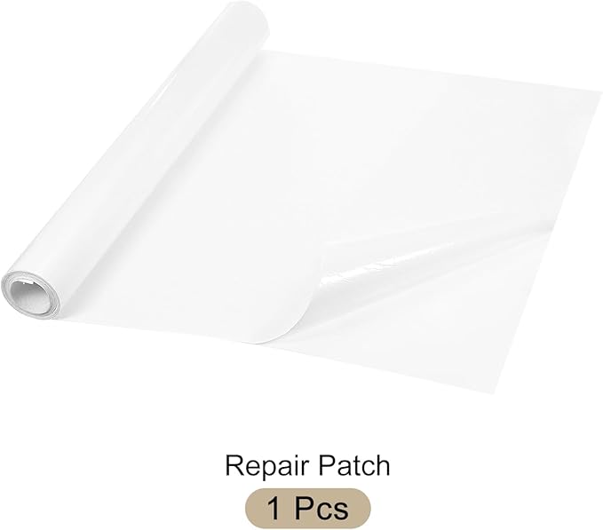 Repair Patches Repair Tape Self-Adhesive DIY Repair Patch Linen Gear Patch for Sofa, Furniture, Chair, Clothing,Tents,35x79 Inch,White
