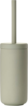 Zone Denmark Nova One Ceramic Toilet Long Brush | with Brush Holder Soft Touch | Enhance Your Bathroom with a Chic and Practical Duo for Modern Style and Effortless Hygiene - Coating (Eucalyptus)