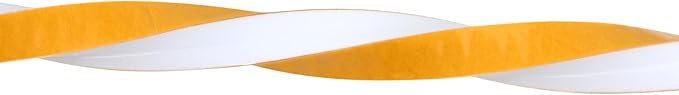 32Feet Weather Stripping Seal (2 Inch X 1/16 Inch) for Door Window, High Density Foam Tape, Soundproofing, Insulation Strip, Door Sealers for Door Frame- White