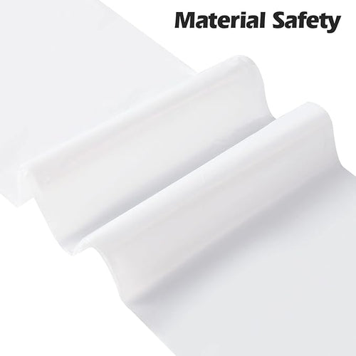 2-4 Gallon Portable Trash Bags,120 Counts Thicken portable Small Garbage Bags for Office, Kitchen,Bedroom Trash Can,Strong Trash Bags（White）