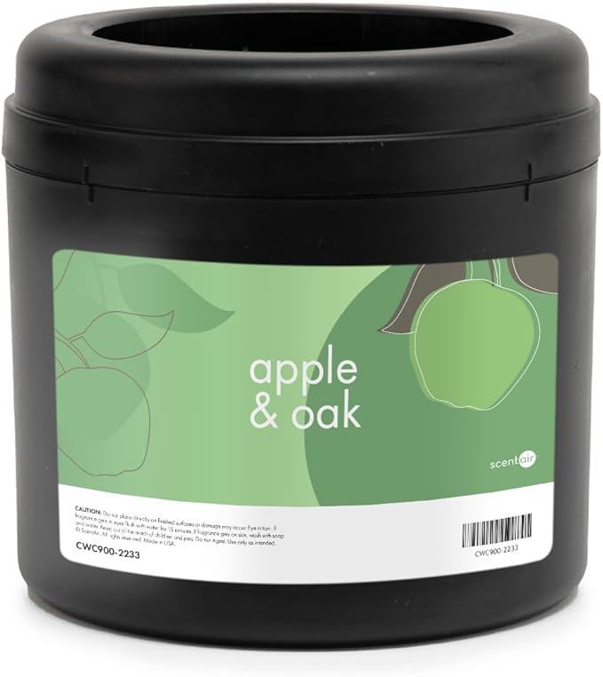 ScentAir Whisper Home Monthly Plug-in Refill, Fragrance Cartridge for Home and Office, Apple & Oak