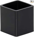 Still Awake 16 Pcs Black Square Anti-Slip Rubber Leg Tips Chair Leg Caps Furniture Floor Protectors Chair Table Bar Stool Leg Covers Furniture Leg Cube Feet 0.79 Inch x 0.79 Inch (20 x 20mm)