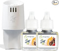 Scent Fill Orange Clove Plug in Air Freshener, Scented Oil Refills, 2 Refills + Diffuser