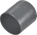 uxcell 20pcs Rubber End Caps 27mm ID Vinyl Round Tube Bolt Cap Cover Thread Protectors Dark Grey