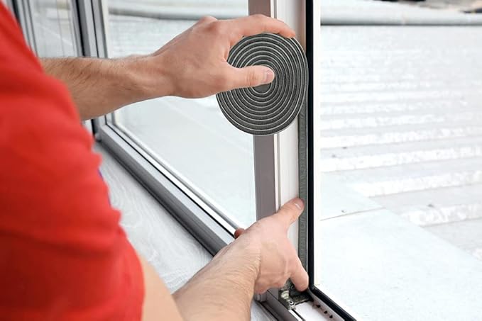 39.4FT Brush Weather Stripping, Neat Pile Self Adhesive Seal Strip for Windows and Door, Weatherstrip for Soundproofing, Windproof, Dustproof, Stronger Stickiness, 0.35'' Wide x 0.2'' Thick, White
