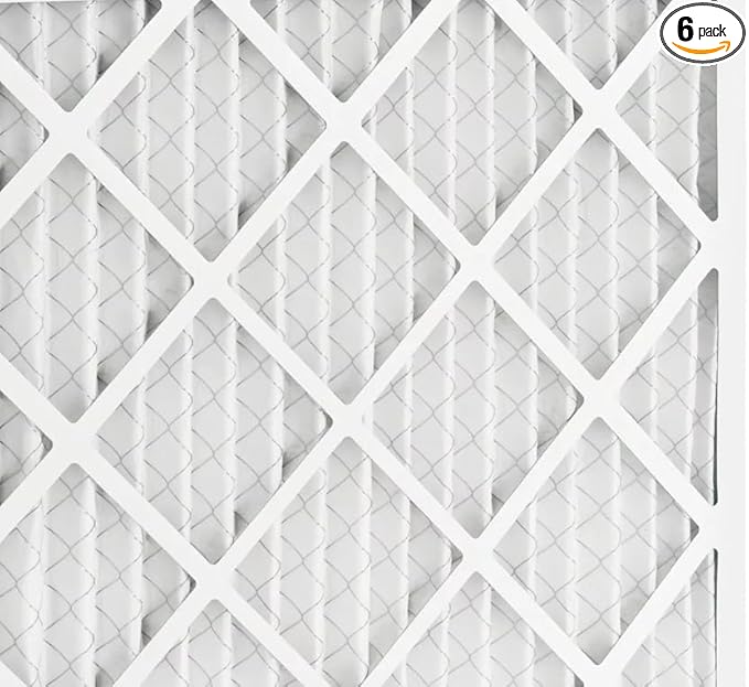 BNX TruFilter 20x24x1 MERV 10 (6-Pack) AC Furnace Air Filter - MADE IN USA - Pleated Air Conditioner HVAC AC Furnace Filters - Removes Odor, Mold, Bacteria, Smoke