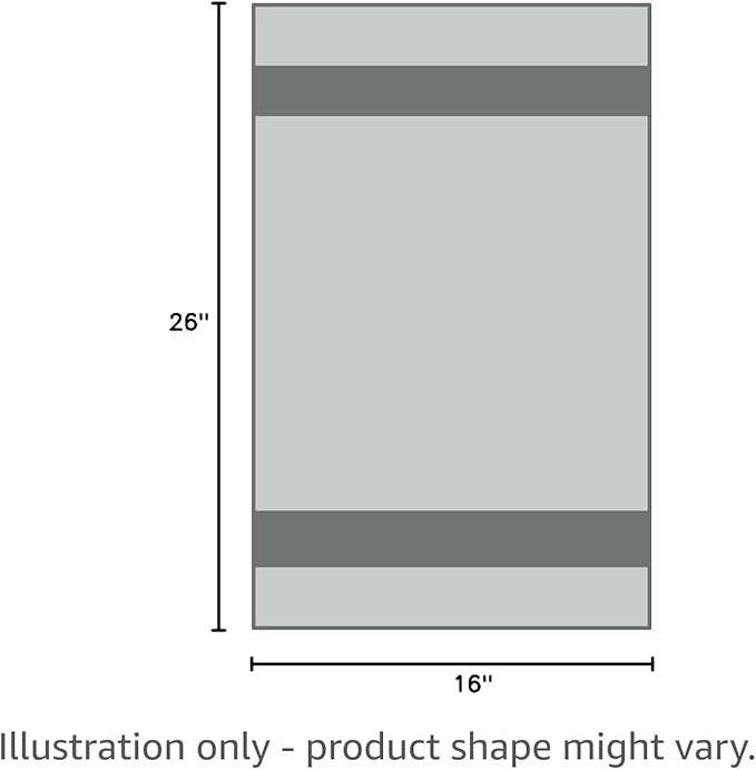 Native Fab Waffle Weave Dish Towels 12 Pack, 100% Cotton Kitchen Dishcloths with Hanging Loop, 16x26 Inches, Super Absorbent, Washable, Quick Dry for Kitchen Cleaning, Drying Dishes, Forest Green