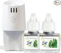 Scent Fill Green Clover & Aloe Plug in Air Freshener, Scented Oil Refills, 2 Refills + Diffuser