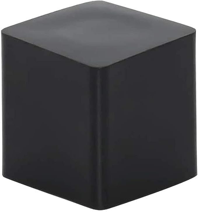 16 Pcs Black Square Anti-Slip Rubber Leg Tips Chair Leg Caps Furniture Floor Protectors Chair Table Bar Stool Leg Covers Furniture Leg Cube Feet 1.5 Inch x 1.5 Inch (38 x 38mm)