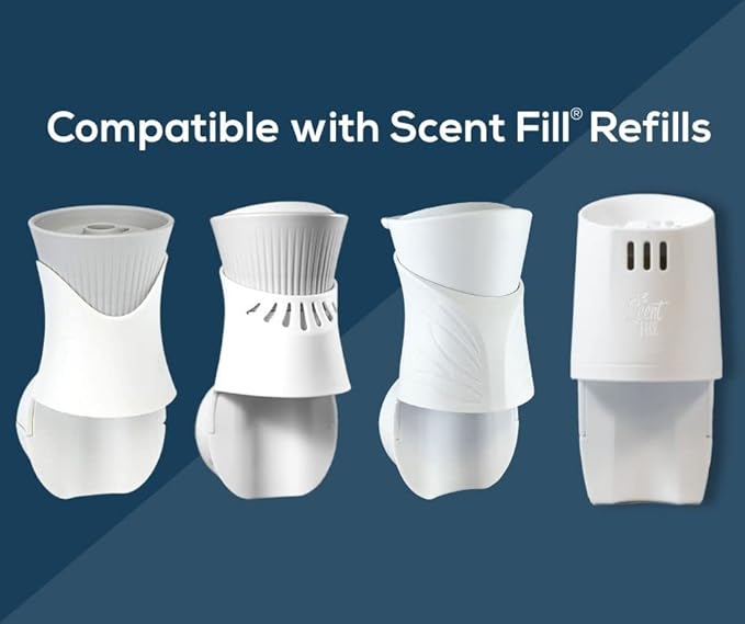 Scent Fill Vanilla Suede Plug in Air Freshener Refills, 4 Scented Oil Refills