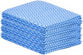 Superio Handy Wipes for Kitchen - Blue Reusable Multi-Purpose Heavy-Duty Cleaning Cloth for House, Bathroom, and Office. Disposable Dish Towel (20)