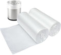 2 Gallon Small Plastic Trash Bags, 7.5 Liters Clear Wastebasket Liners Garbage Bags for Home, Office, Bathroom, 100 Counts