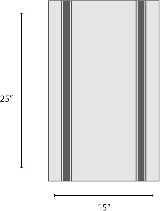 Dish Towels Set (Value Pack of 30) Size 15x25 Inch, 100% Cotton Soft & Absorbent Linen Kitchen Towels, Tea Towels, Reusable Cleaning Cloths for Household Cleaning (Grey)