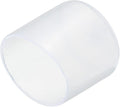uxcell 20pcs Rubber End Caps 30mm ID Vinyl PVC Round Tube Bolt Cap Cover Screw Thread Protectors Clear