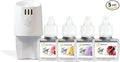 Scent Fill Spring Collection Kit (Lilac Blossom, Cherry Blossom, Honeysuckle, Rosewater), 4 Refills + Diffuser