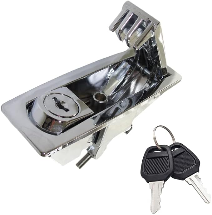 4Pcs Compression Latch Lock Trigger Latch Lock Zinc Alloy Adjustable Lever Hand Operated Compression Latches Flush Mount Silver