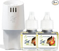 Scent Fill Cinnamon Apple Plug in Air Freshener, Scented Oil Refills, 2 Refills + Diffuser