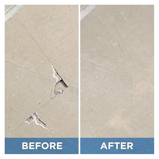 MagicEzy Tile Repairezy - (Beige/White Kit) Ceramic Floor Tile Repair Kit - Super Strong Tile Gap Filler - Fix Cracks, Chips, Holes Fast.