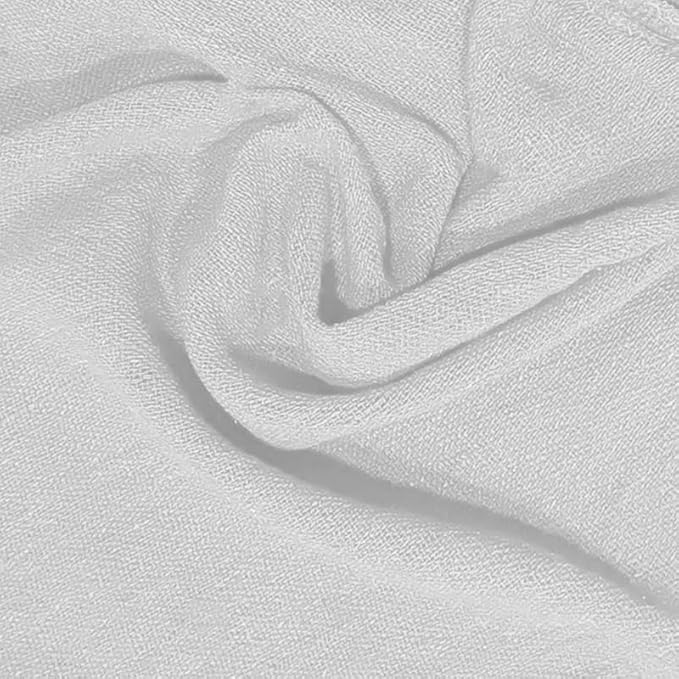 Shop Towels (White, 2000-Pack) - Bulk Cleaning Towel in a Bag, Mechanic Cotton Wipes for Car Maintenance, Auto Mechanics & Garage, Wipe Grease & Oil, Machine Wash & Reusable