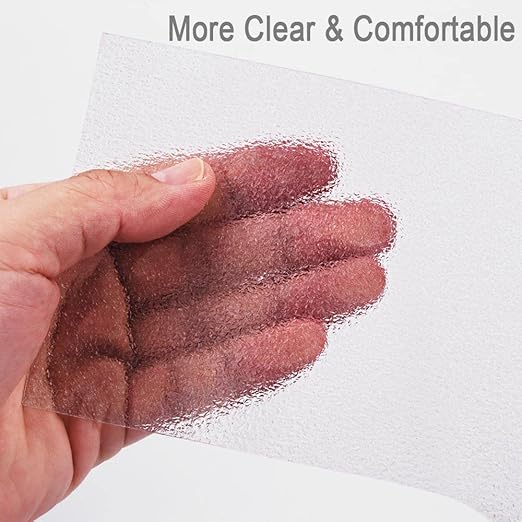 Anti Slip Tape Transparent, More Clear and Comfortable Safety Track Tape (4" Width x 190" Long, Clear)
