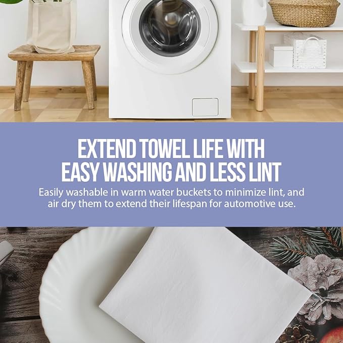 WHITEWRAP Flour Sack Towels| Tea Towel for Crafts| Kitchen Dish Cotton Blank Towel for Embroidery|Baking Bread Proofing Linen Cover| Thick Absorbent Quick Dry| 7 Pack 33"X38" Natural