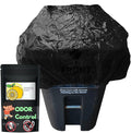 64 Gallon Trash Can Cover Odor Eliminating Bag with Elastic Band Lemon Scented Durable Chemical Free 1 Cover
