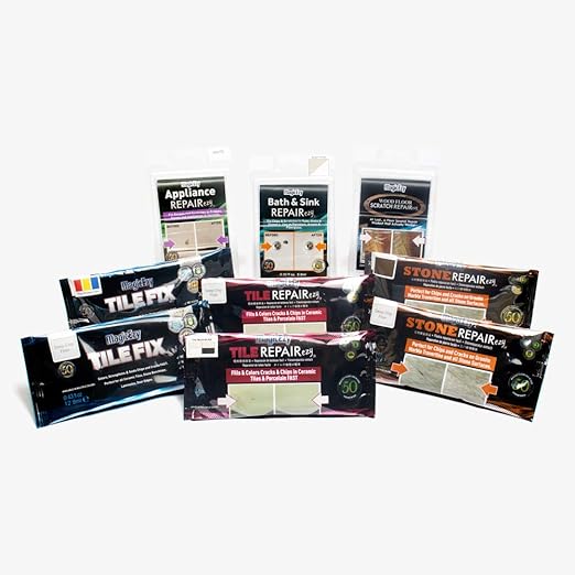 MagicEzy Tile RepairEzy (White) - Ceramic Tile Repair Filler to Fix Tile Chips and Cracks - Super Strong Adhesion - Ceramic, Porcelain, Acrylic, Fiberglass, Enamel