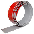 Floor Transition Strip Self Adhesive Floor Cover Strips Laminate 3" Wide Vinyl Flat Divider Transitions (7.5cm, 10Ft, Gray)