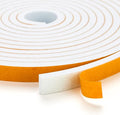 33 Feet Weather Stripping Door Seal, 1" Wide X 1/8" Thick Door Seal Strip High Density Foam Tape Adhesive Strip for Door Soundproofing,Window Insulation (1" x 1/8" x 33FT,White)