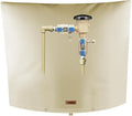 Backflow Preventer Pipe Insulation Cover (5°F) - Irrigation Sprinkler Valve Insulated Pouch - Water Well Pump Cover - Sturdy 5 Layers for Winter Freeze Protection, 36" W x 30" H, Beige