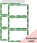 STARLIBOO Holographic Colored Labels Stickers, 3X5 Inch Removable Large Label Stickers for Moving Boxes and Storage Bins- Waterproof- Writable- Tear Resistant (Holographic Green