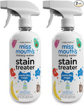 Miss Mouth’s Messy Eater Stain Treater Double Trouble Bundle - 2-Pack of 16oz Stain Remover - Newborn & Baby Essentials - No Dry Cleaning Food, Grease, Coffee Off Laundry, Underwear, Fabric