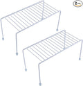 Kitchen Shelves, Cabinet Organization Mini Storage Shelf, Storage Rack Organizer for Kitchen, Fridge, Cabinet, Bathroom (White 2)