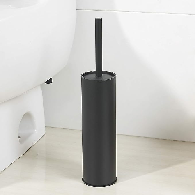 Toilet Brush and Holder,Stainless Steel Toilet Brushes for Bathroom with Holder 2pack
