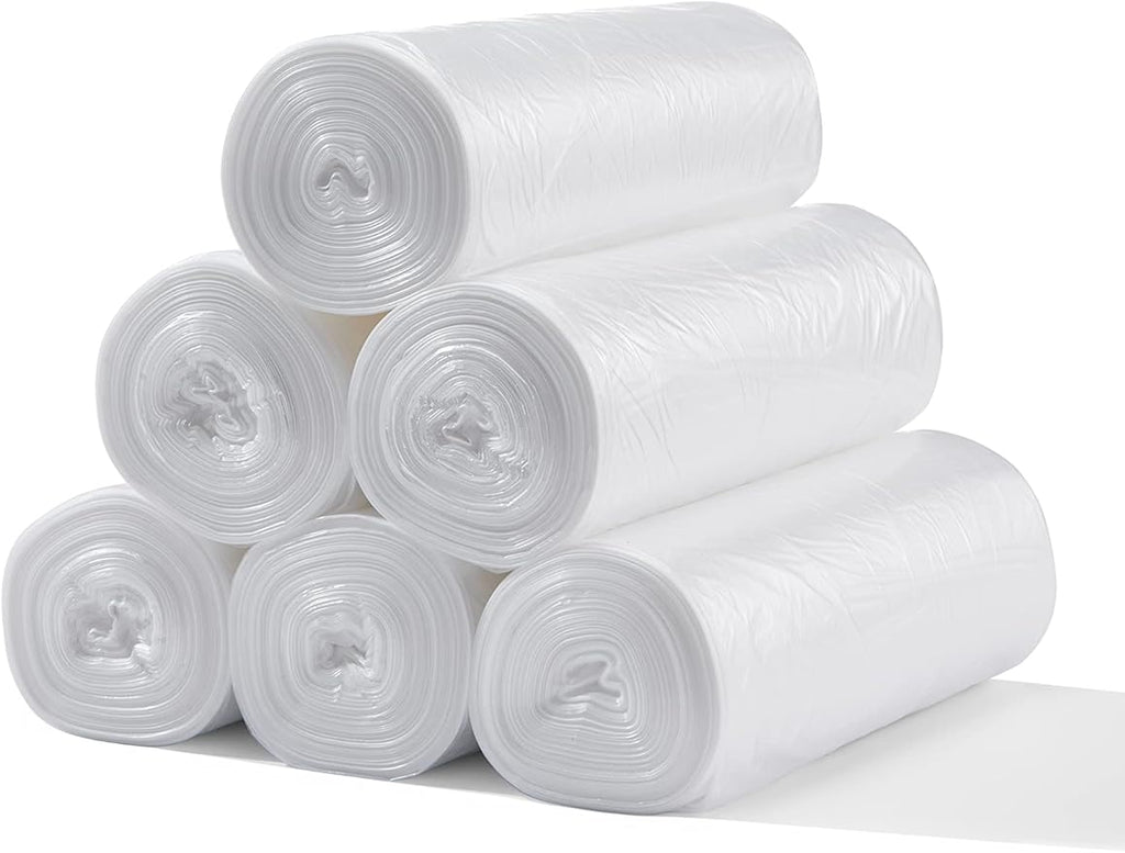 TYPLASTICS 40-45 Gallon Clear Trash Can Liners - 40" x 48" – High Density Garbage Bags - Case of 250 – Multipurpose for Office, Outdoor, Recycling, Industrial and Commercial