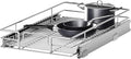 Pull Out Cabinet Organizer 11½" W x 21½" D, Heavy Duty Cabinet Pull Out Shelves, Slide Out Drawers Organization for Kitchen Cabinets Bathroom