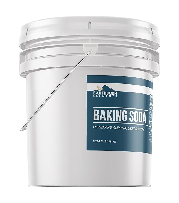 Earthborn Elements Baking Soda (35 lbs) Cooking, Baking, Cleaning, Deodorizing