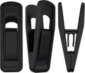 Hanger Clips Perfect for Velvet Hangers (Black, 80 PCS), Strong Plastic Clips Pant Skirt Hanger Clips for Black Flocking Felt Hangers