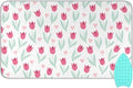 Ironing Mat Portable Ironing Pad Ironing Blanket for Table Top Heat Resistance Double-Side Using Travel Large 47.2 x 27.6 Inch Foldable Lightweight Cute Flower