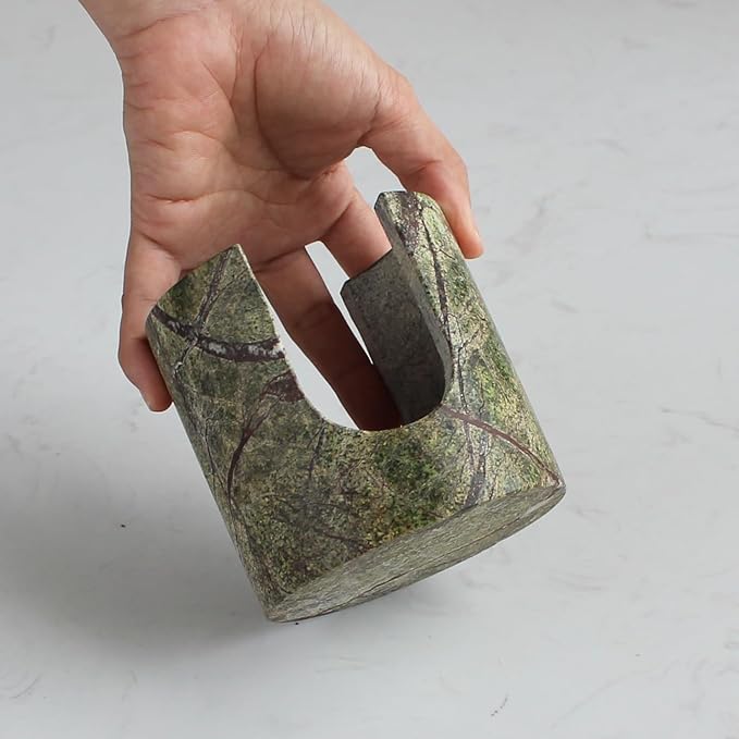 Natural Green Marble Sponge Holder for Kitchen Counter, Drying Rack, Sponge Caddy for Sink Organizer