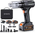 Cordless Handheld Car Vacuum Cleaner, 50,000Pa High-Power Rechargeable Dust Buster with 2 Batteries & Charger, 6-in-1 Portable Vacuum Cleaners for Home, Car, Pet Hair, Keyboard, Black