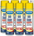 Sprayway Oven Cleaner Aerosol Spray, 20oz, Pack of 6 | Foaming Action, Cuts Through Grease & Baked-On Food | No Scraping, Works on Warm or Cold Ovens, Grills, Grates
