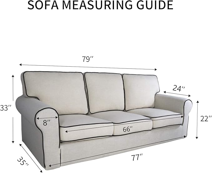 PureFit Reversible Quilted Sofa Cover, Water Resistant Slipcover Furniture Protector, Washable Couch Cover with Non Slip and Elastic Straps for Kids, Pets (Sofa, Chocolate/Chocolate)