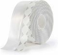 Weather Stripping Door Seal Strip,Door Strip Bottom for Doors Silicone Sealing Sticker Adhesive for Doors and Windows Gaps of Anti-Collision Silicone 5M/16FT (45MM, Transparent)