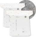 DEARCUS Gray One Day Scrubber - No Odor Dishcloths for Washing Utensils, Cookware, & Cooktop – Multipurpose Embossed & Lint Free PP Cleaning Cloths - for One Day Use, 2 Pack 200 Sheets