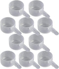 23 mL Plastic Measuring Packaging Scoop (= 23 cc/ = 4.7 teaspoon/ = 1.5 Tablespoon/ = 0.78 fl oz), Short Handle - to Measure and Dispense Spices, Granules, Powders, for Seeds Packing (10 scoops)